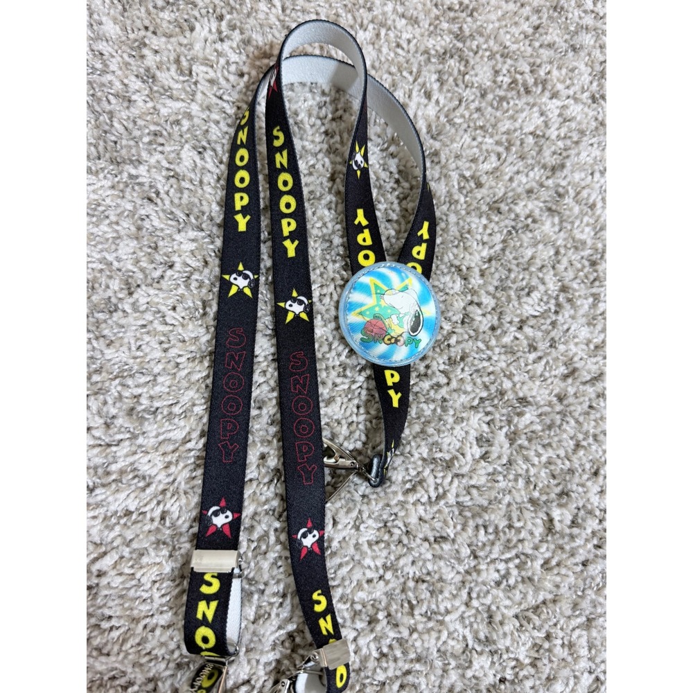 Snoopy Peanuts Kids Suspenders Black Joe Cool Basketball Y-Back 24.5in